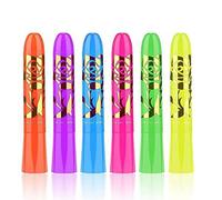 Muyilanc 6 Pack Glow in the Dark Face Body Paint Glow Sticks Markers Makeup Face Painting Kits, For Halloween and Parties