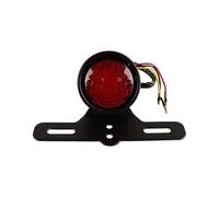 MUYSLC Motorcycle Brake Tail Light 12V Universal Motorcycle Rear Brake Tail Light With License Plate Lamp Bracket Motorbike Stop TailLight Accessories