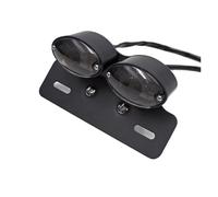 MUYSLC Motorcycle Brake Tail Light Rear Brake Light Accessories Universal Motorcycle With Steering LED Tail License Plate Holder Motorbike TailLight