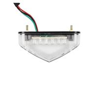 MUYSLC Motorcycle Brake Tail Light Universal 12V Motorcycle Tail Rear Light Turn Signals Motorbike Brake Stop Lights License Plate Equipments Parts TailLight