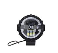 MUYSLC Motorcycle Driving Lights 7 Inch Motorcycle LED Headlight Hi/Low Beam DRL Turn Signal 7" Round Headlamp Motorbike Headlights Accessories Spotlights