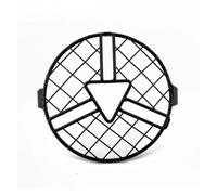 MUYSLC Motorcycle Headlight Covers Motorcycle Headlight Mesh Grill Guard Protection Front Lamp Grille Housing Cover Protector HeadLamp Accessories For Cruiser