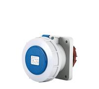 MUYTQAERG Industrial Socket 3P 63A IP67 Concealed Direct Waterproof and dustproof Stage Lighting Data Center Supporting