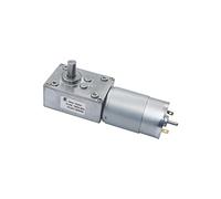 MUYTQAERG Mini Motor Strong Torque Worm Drive Reducer 60kg.cm for Curtain Vending Advertisement Machine Geared 5840-555 : 80 RPM, Voltage 24V(24v,470 rpm)