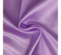 MUYUNXI Silky Satin Fabric Lining Material Polyester Silkyfor Dressmaking Dressmaking Sleepwear Underwear Wedding Prom 150 Cm Wide Sold by The Meter(Color:Light Purple)