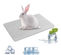 MUYYIKA Rabbit Cooling Pad Hamster for Pets Cooling Plate Made of Aluminium Alloy Cooling of Pets for Guinea Pigs Hamsters