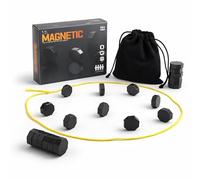 MUZAMMIL SHER Magnetic Chess Game - Magnetic Chess for Family Gatherings-Combining Chess with Magnetic Game for Strategic Play - Enhance Thinking in This Innovative Magnet-Based Game (Black Edition)