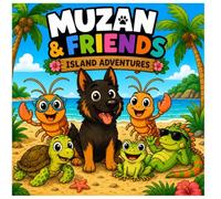 Muzan & Friends Island Adventures: A bold and easy coloring book featuring cute animals, friends, and fun Tropical Adventures