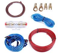 Muzata 10 Gauge Amplifier Installation Kit with RCA Interconnect and Speaker Wire, Car Audio Subwoofer Wire, AMP Wiring, Auto Audio Cables M027