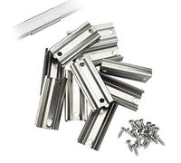 Muzata 10Pack Extension Connector for 17mm-Wide U-Shape LED Channels LCB1 | Fits Muzata LED Channel U1SW U101 U108, For Longer Straight Connection, Recommended Indoor Use, Easy DIY Installation