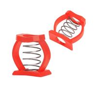 Muzboo 1 Pair C-Buckle Spring, Plastic C-Spring Parallelizer, Folding Bike Replacement Parts Cycling Tool Belt Buckle Accessory for Brompton