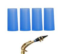 MuzcYM 4pcs Silicone Material Good Sealing Saxophone Neck Cork for Alto Soprano Tenor Saxophone, Long-term Use Saxophone Neck Joint Cork