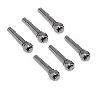MuzcYM 6pcs Guitar Bridge Pins, Pure Copper Pin Acoustic Guitar Strings Nail Pegs for Acoustic Guitar 6 Strings for Folk Acoustic Guitar