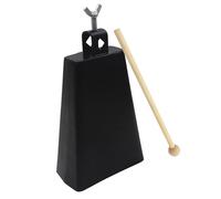 MuzcYM 7 inch Metal Steel Cow Bell, Cow Bell Instrument Noise Makers Cowbell with Stick, Hand Percussion Cow Bells for Drumset Kit Percussion Sporting Events Wedding Party
