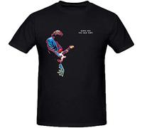 MUZHILIN Chris Rea The Blue Cafe Shirts 100 Cotton Men Round Neck Black M