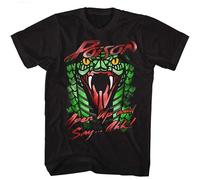 MUZHILIN Poison Poison Snake Adult T-Shirt BlackXL
