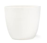Muzhira Plant Pots, 28cm Thicken Plastic Planter with Drainage Holes, Plant Container Indoor Gardening Pot for Indoor and Outdoor Garden - White