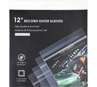 Muziker OPP Vinyl Record Sleeves 100