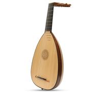 Muzikkon Descant Lute 7 Course Variegated Rosewood Lacewood