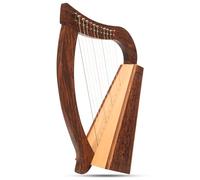 Muzikkon O'Carolan Harp 12 String Rosewood Knotwork