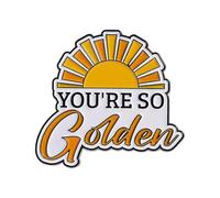 Muziora Creative Commuter Style Metal Badge Pin - Cartoon Letter and Koi Fish Design Zinc Alloy Brooch for Backpacks and Accessories(QHXZ3980)