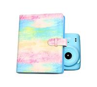 MUZIRI KINOKOO 128 Pockets Photo Album for 3-inch Film Fuji Instax Mini EVO/Mini 12/11/9/8/7+/25/90 Camera Photo Digital Photography Photo Book Colorful Clouds