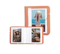 MUZIRI KINOKOO 28 Pockets Photo Album for Instax WIDE EVO/WIDE 400/WIDE 300/WIDE 210 Camera, PU Leather Album for Wide Series Camera, 5-inch Films Collection Souvenir Album Book - Brown
