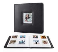 MUZIRI KINOKOO 288 Pockets Photo Album for Polaroid GO Instant Camera, PU Leather Large Capacity Album for Polaroid GO Camera Film, 2.62 * 2.12 Inch Film Collection Souvenir Photo Album - Black