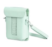MUZIRI KINOKOO Case for Instax Mini Link 3 Photo Printer, PU Leather Fuji Mini Link 3 Smartphone Printer Protective Carrying Case Accessories with Adjustable Shoulder Strap - Green