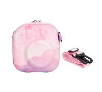 MUZIRI KINOKOO Colorful Hard EVA Case for Fuji Instax Mini 12/40/11/99/90/9/8/7+ Camera, Instant Camera Storage Bag with Shoulder Strap - Dreamy Cloud