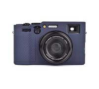 MUZIRI KINOKOO Fuji X100VI Case, Soft Silicone Sleeve Compatible for Fujifilm X100VI/Fuji X100 VI Digital Camera - Anti-Slip & Anti-Scratch X100VI Protective Cover - Dark Blue