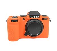 MUZIRI KINOKOO Fuji XS20 Case, Soft Silicone Protective Case for Fujifilm Fuji XS20 X-S20 Digital Camera - Anti-Scratch Slim Fuji XS20/X-S20 Silicon Case - Orange