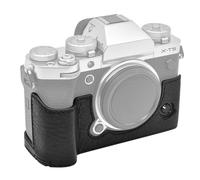 MUZIRI KINOKOO Fuji XT5 Case, Protective Case Compatible for Fuji XT5/X-T5 Camera - Genuine Leather Half- Body Bottom Case - Black