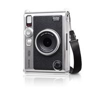 MUZIRI KINOKOO Instax Mini EVO Case Clear - Hard PVC Carrying Case Compatible for Fuji Instax Mini EVO Camera with Adjustable Shoulder Strap Transparent