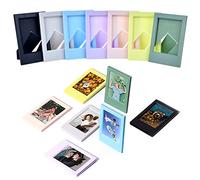 MUZIRI KINOKOO Mini EVO Film 2x3 Photo Frames (7 Pack), Colorful Film Frame Set Compatible for Instax Mini 12/Liplay/11/41/40/99/90/25/9/8/7+ 3-inch Photos, Cards or Tickerts - 7 Color