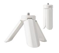 MUZIRI KINOKOO Mini Tripod for Fuji Instax Pal/DJI OSMO Pocket 3& 2 with 1/4 Inch Screw-Compatible for Instax PAL/EVO/70/LOMO/Osmo Pocket 3&2-Portable Tripod with Slip Resistant Rubber Footpads-White