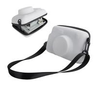 MUZIRI KINOKOO Protective Case for Instax Wide 400/210/300 Lomo'Instant Wide Camera, EVA Hard Shell Case Organizer Bag for Wide 400 210 300 LOMO Camera with Adjustable Shoulder Strap - Grey