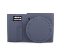 MUZIRI KINOKOO Silicone Case Compatible for Panasonic Lumix DC-TZ99 /ZS99Digital Camera - Soft Rubber DC-TZ99/ZS99Protective Cover with Removable Lens Cover - Anti-Slip & Anti-Scratch - Dark Blue