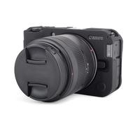 MUZIRI KINOKOO Silicone Case for Canon EOS R50 V Camera - Soft Rubber Protective Cover for EOS R50 V/EOS R50V Digital Camera - Anti-Scratch Slim Fit Soft Skin Case - Black