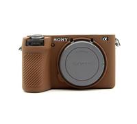 MUZIRI KINOKOO Silicone Case for Sony A6700, Soft Protective Case for Sony A6700/ Alpah 6700 Digital Camera - Anti-Scratch Slim Fit A7R5 Silicon Case - Smooth Surface Coffee