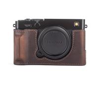 MUZIRI KINOKOO X-E5 Case,Genuine Leather Protective Case Intended for Fujifilm X-E5/Fujifilm X E5 Digital Camera, Accessories for Fujifilm X-E5 with Battery Compartment and Hand Grip Design,Coffee