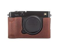 MUZIRI KINOKOO X-E5 Case,Genuine Leather Protective Case Intended for Fujifilm X-E5/Fujifilm X E5 Digital Camera, Accessories for Fujifilm X-E5 with Battery Compartment and Hand Grip Design,Brown