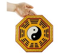 MUZIT Feng Shui Mirror, Bagua, Ornament,Traditional,Tai Chi(18 cm)