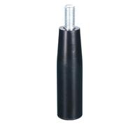 MUZIT Lathe Handwheel,1pc Revolving Handle M6 M8 M10 M12 Plastic Metal Knob Male Threaded Stem Screw Milling Machine Tools Grinding(M12x100)