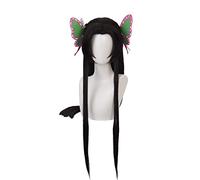 MUZIWIG Anime Cosplay Wig for Demon Slayer Kochou Kanae Kimetsu no Yaiba Costume Accessories Synthetic Hair with Free Wig Cap