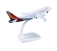 MUZIZY copy airplane model 1:235 16cm finished product Airplane Model Aircrafts Airbus A320-200 for Asiana Airlines Plane Model Collection