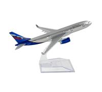 MUZIZY copy airplane model 1/400 For Airbus A330 Aeroflot Russia Airlines Static Aircraft Model Alloy Scale Airplane Model Collection