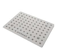 muzoira Large Breed Dog Cooling Bed for Summer - Pet Gel Pad Mat for Golden Retriever Shiba Sleep(Speckleddotslightgray,85x120cm)