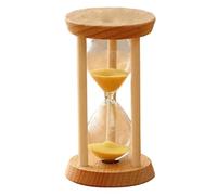 Muzrunq 5 Minute Sand Timer, Wooden Hourglass Timer Decorative Sand Clock for Kitchen, Restaurant, Office, Classroom