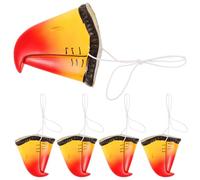 Muzrunq Bird Beak Mask 5Pcs, Vinyl Halloween Props Mask, One Size